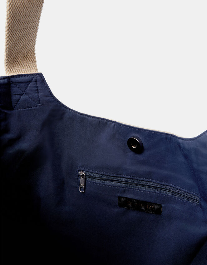 Celestial Embroidered Tote Bag, , large