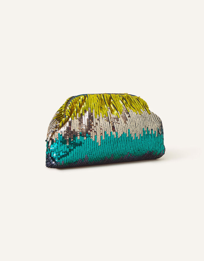 Ombre Sequin Clutch, Multi (BRIGHTS-MULTI), large