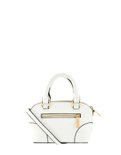 Cross-Body Kettle Bag, White (WHITE), large