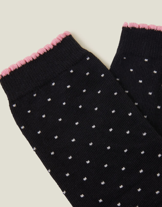 Starry Eyed Santa Socks, , large