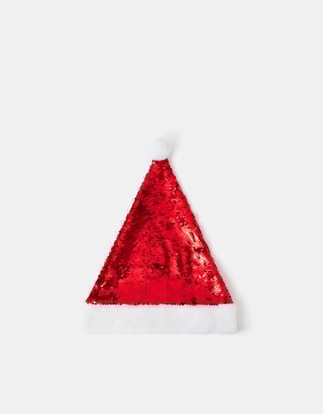 Sequin Santa Hat, , large