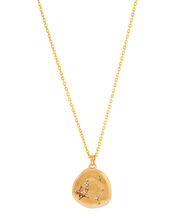 Gold-Plated Opal Zodiac Necklace - Libra, , large