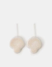 2-Pack Kikkerland Mushroom Scrub Sponges, , large