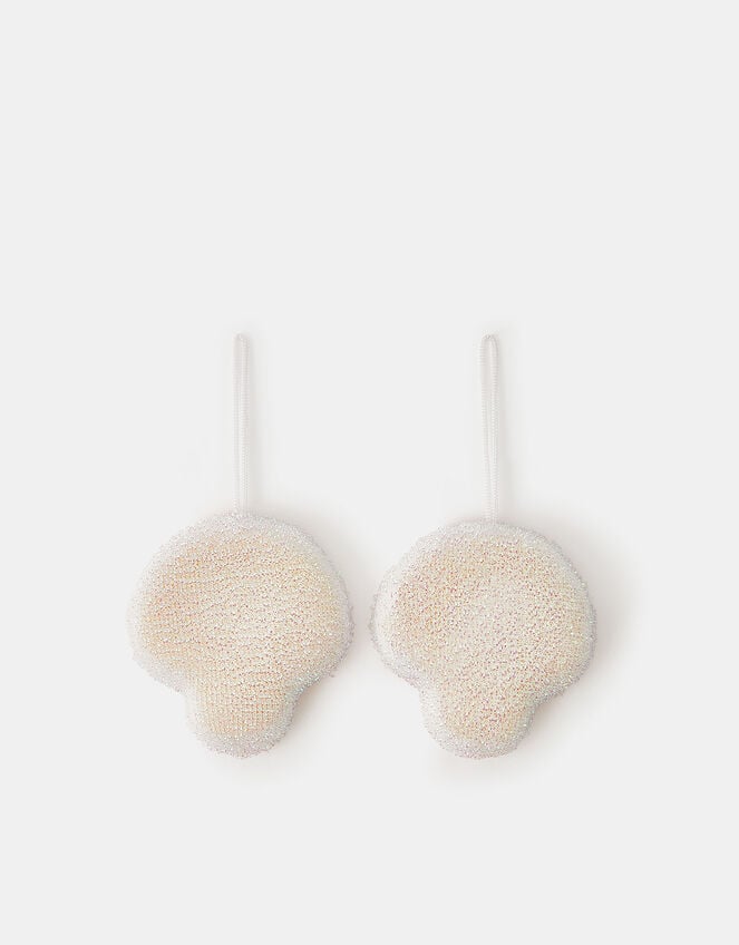 2-Pack Kikkerland Mushroom Scrub Sponges, , large