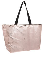 Metallic Packable Gym Bag, , large