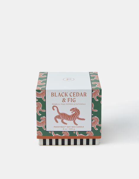 Paddywax Black Cedar & Fig Soy Wax Ceramic Candle, , large