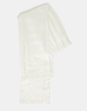 Plain Woven Stole, Ivory (IVORY), large