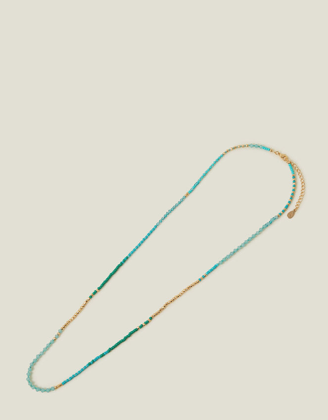 Long Beaded Rope Necklace, , large