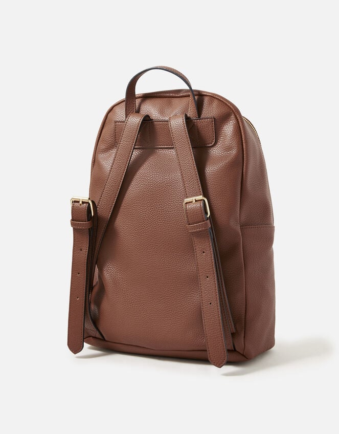 Beth Suedette Backpack , Tan (TAN), large