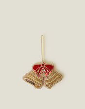 Embroidered Bells Christmas Tree Decoration, , large