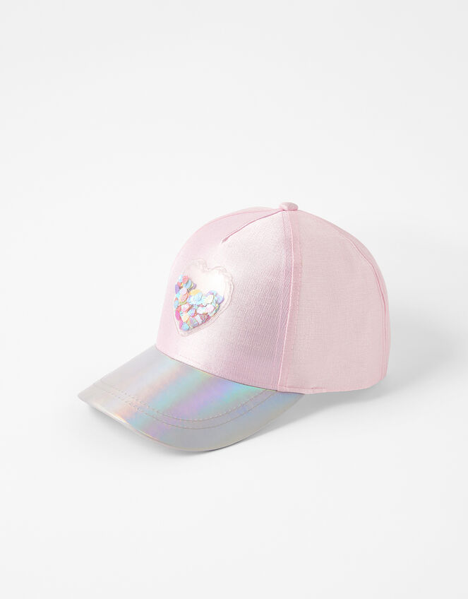 Shell Shimmer Baseball Cap, Pink (PINK), large