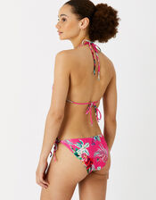 Tropical Tie Side Bikini Bottoms, Pink (PINK), large