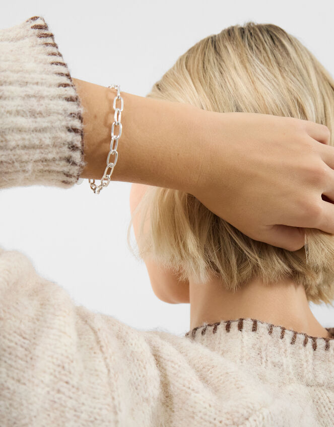 Chain Bracelet, Silver (SILVER), large