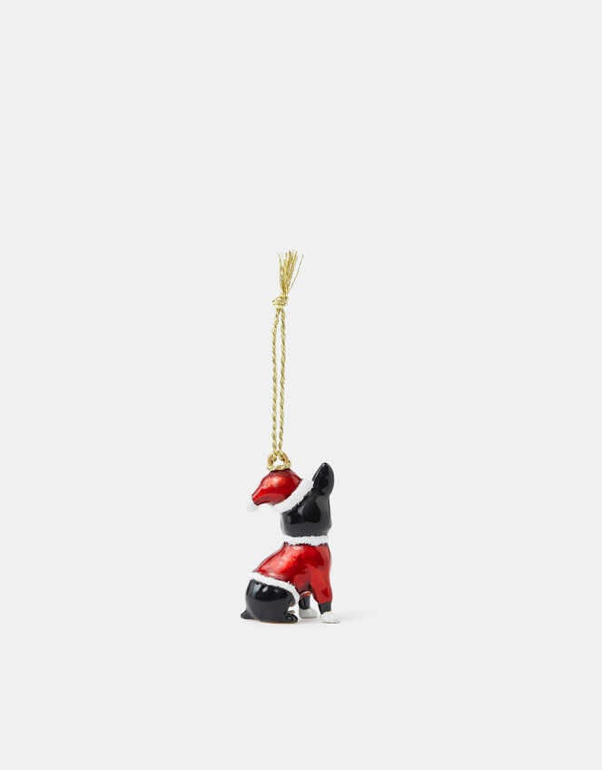 Bulldog Enamel Christmas Tree Decoration, , large
