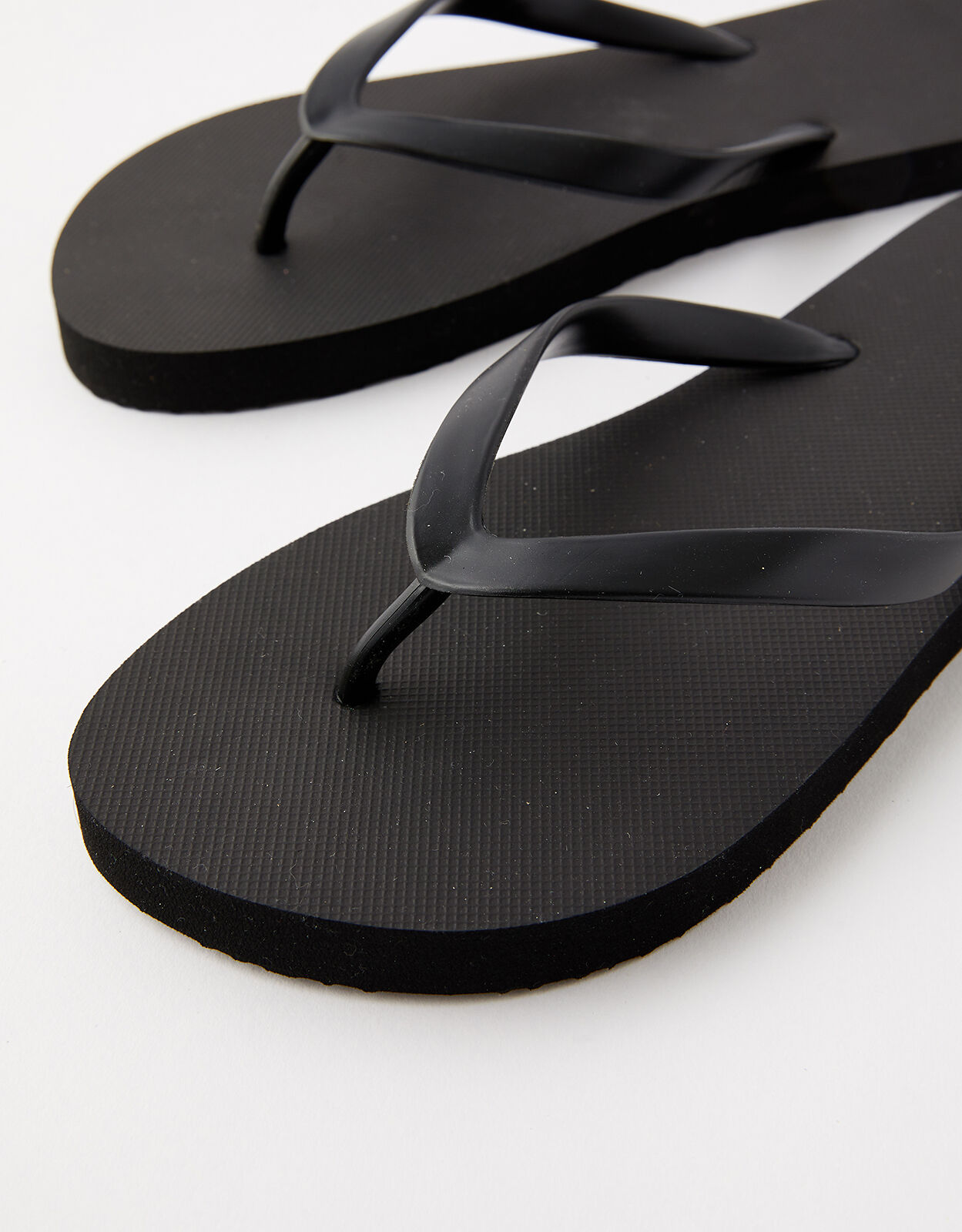 All black flip flops sale