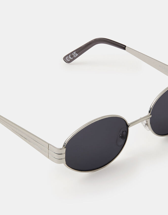Oval Metal Sunglasses, , large