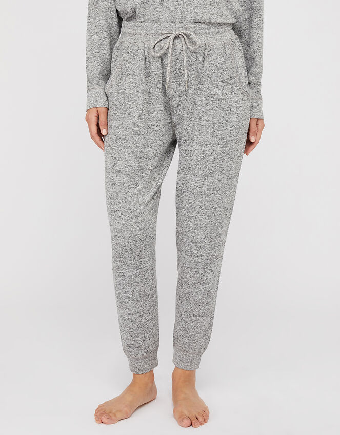 Grey Marl Joggers, Grey (GREY), large