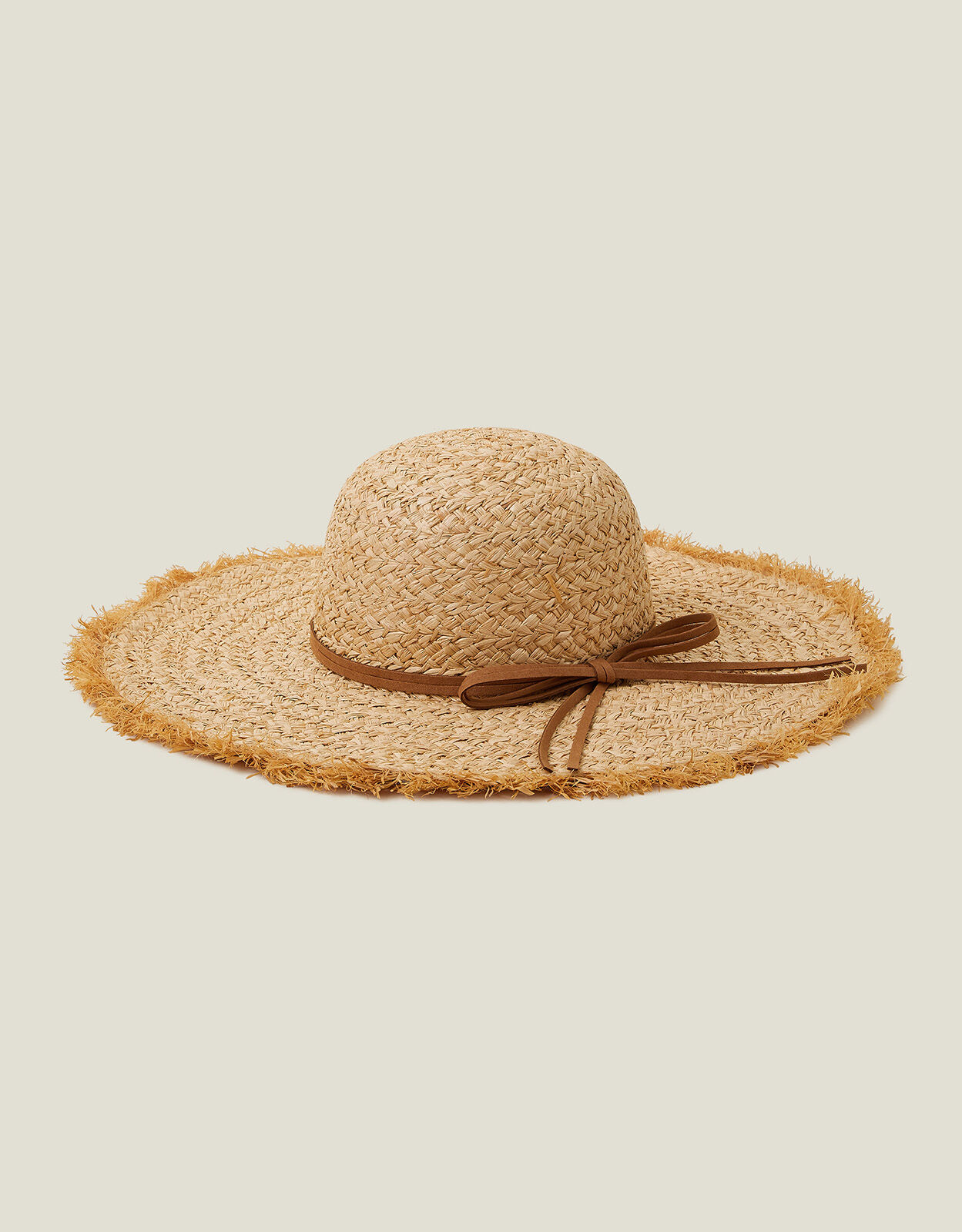 Raw Edge Floppy Hat