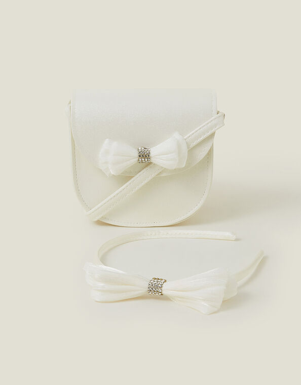 Girls Bow Bag and Hair Set, , large