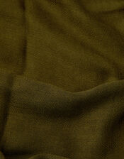 Lightweight Scarf, Green (KHAKI), large