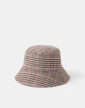 Check Print Bucket Hat, , large