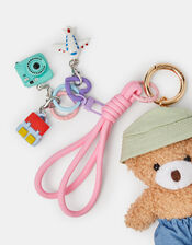 Travel Teddy Bag Charm, , large