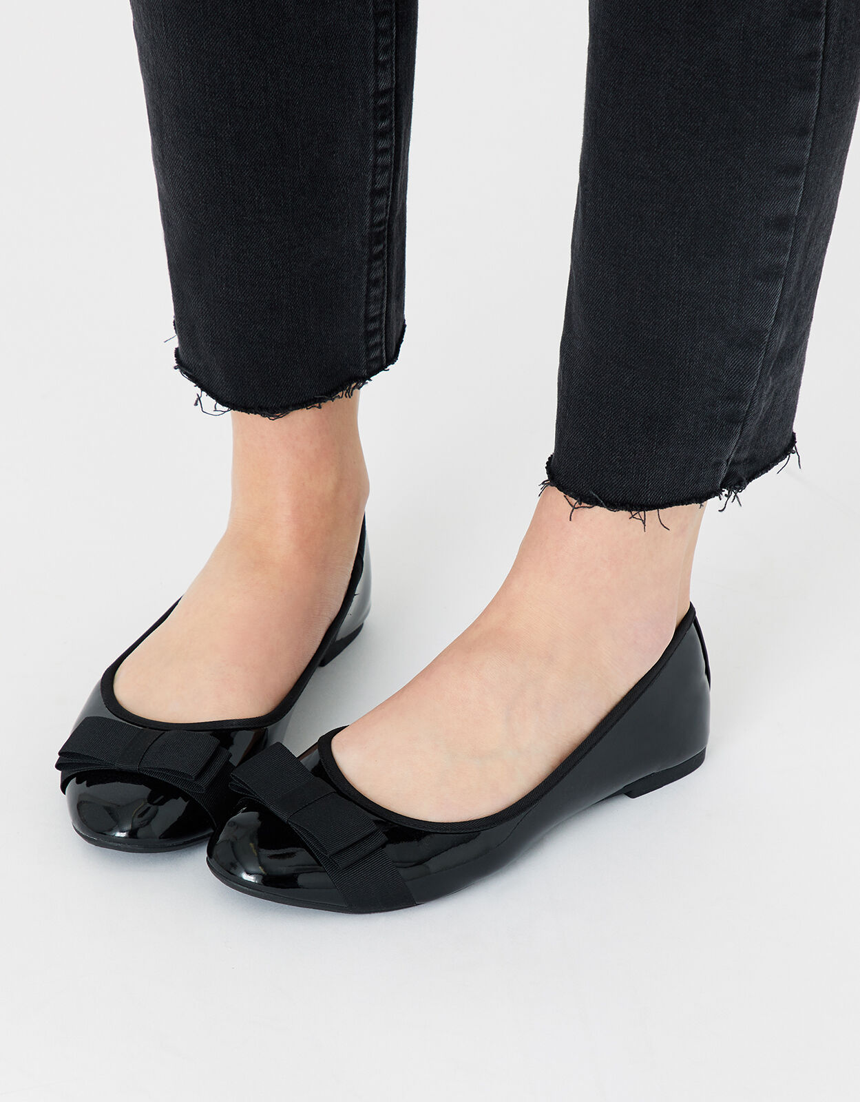 Bow shop ballerina shoes