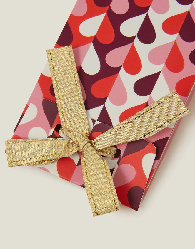 Heart Print Gift Pouch Bag, , large