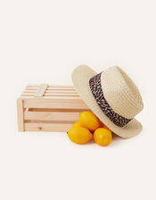 Frankie Animal Fedora Hat, , large