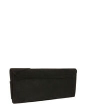 Suedette Bow Clutch Bag, , large