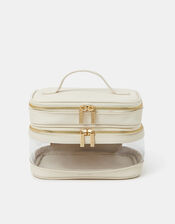 Large Clear Vanity Case, , large