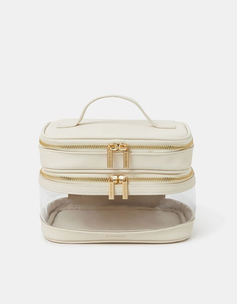 Large Clear Vanity Case, , large