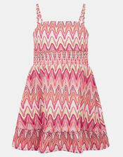 Girls Crochet Beach Dress, Multi (BRIGHTS MULTI), large