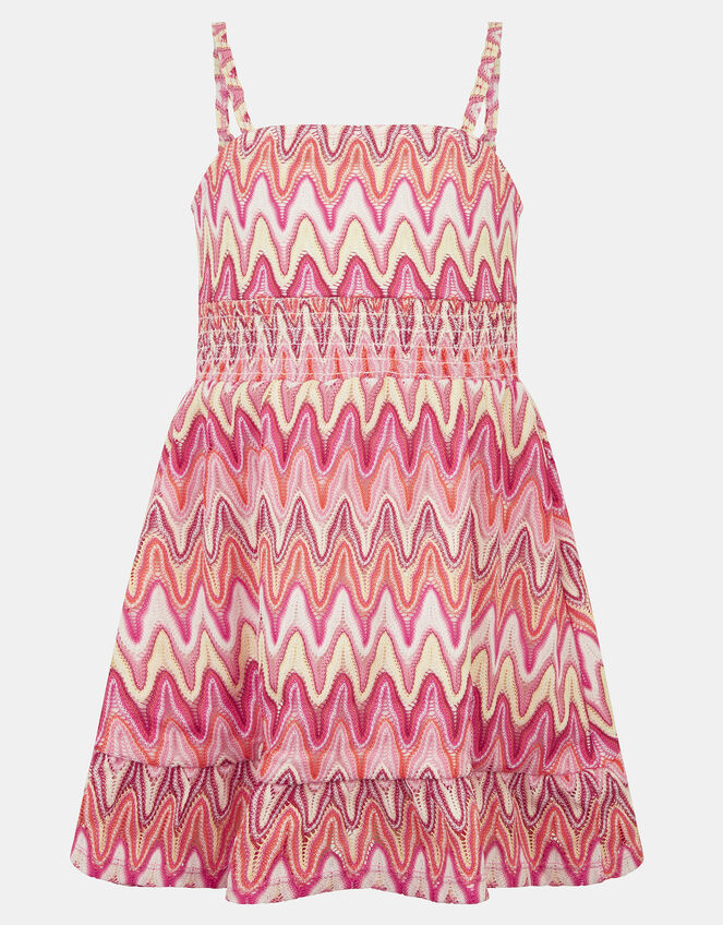 Girls Crochet Beach Dress, Multi (BRIGHTS MULTI), large