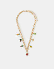 Diamant&eacute; Fruit Charm Necklace, , large