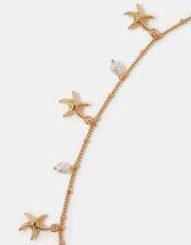 Starfish Pearl Belly Chain, , large