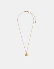 14ct Gold-Plated Sun Pendant Necklace, , large