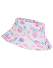Tie-Dye Bucket Hat, Pink (PINK), large