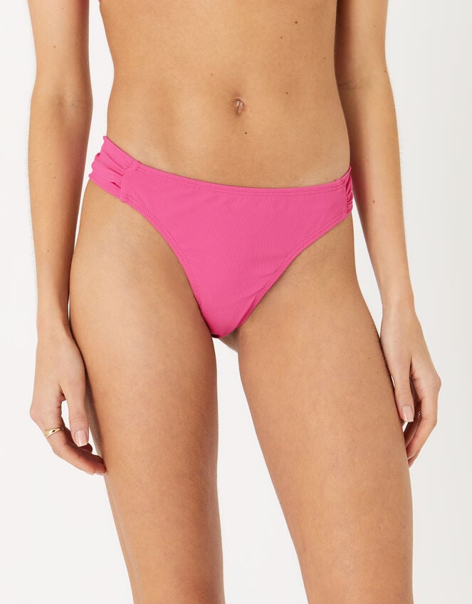 Ruched Swim Brief, Pink (PINK), large