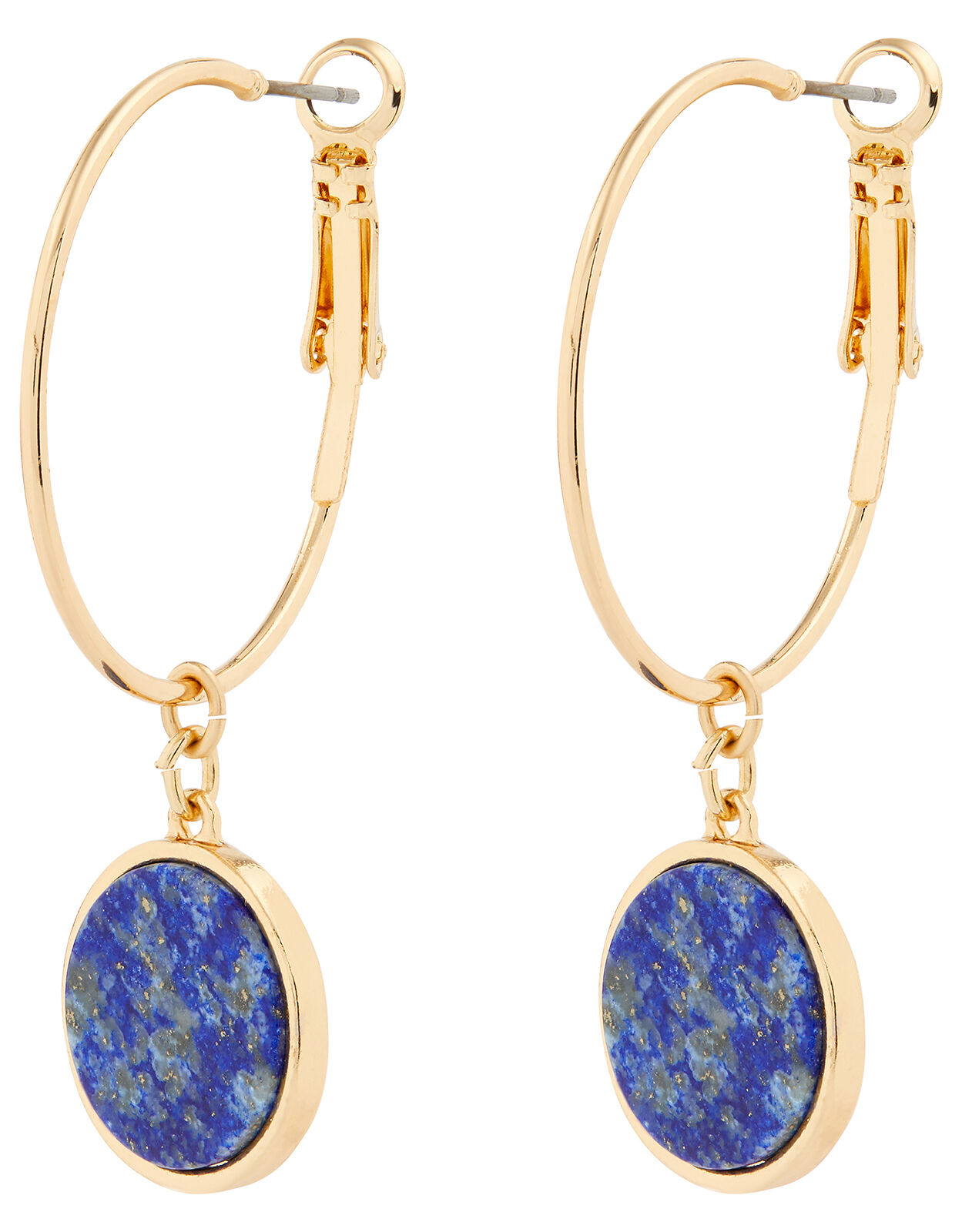 Lapis hoop earrings 2025