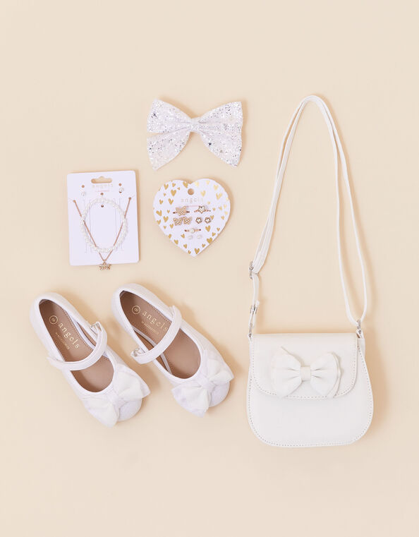 Girls Ivory Sparkle Party Accessories Set, , large