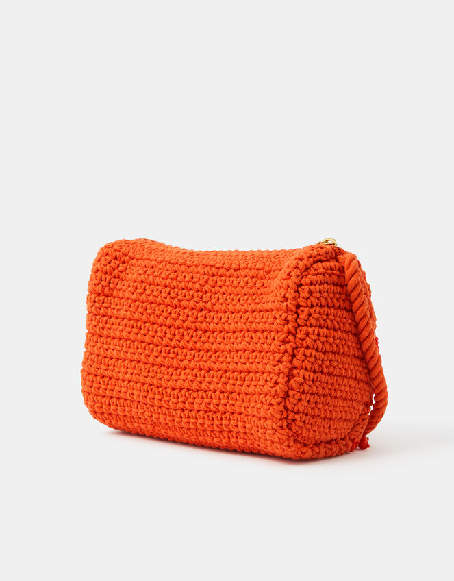 Beaded Macram&eacute; Crossbody Bag, , large