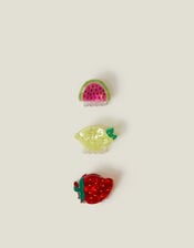 3-Pack Mini Fruit Claw Clips, , large