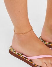 3-Pack Sunshine Charm Anklets, , large