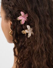 4-Pack Mini Flower Metal Claw Clips, , large