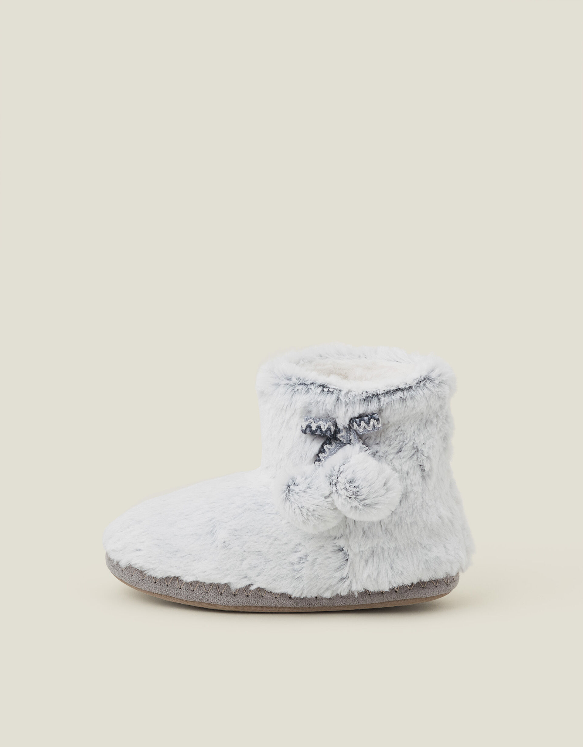 Super Soft Slipper Boots Grey