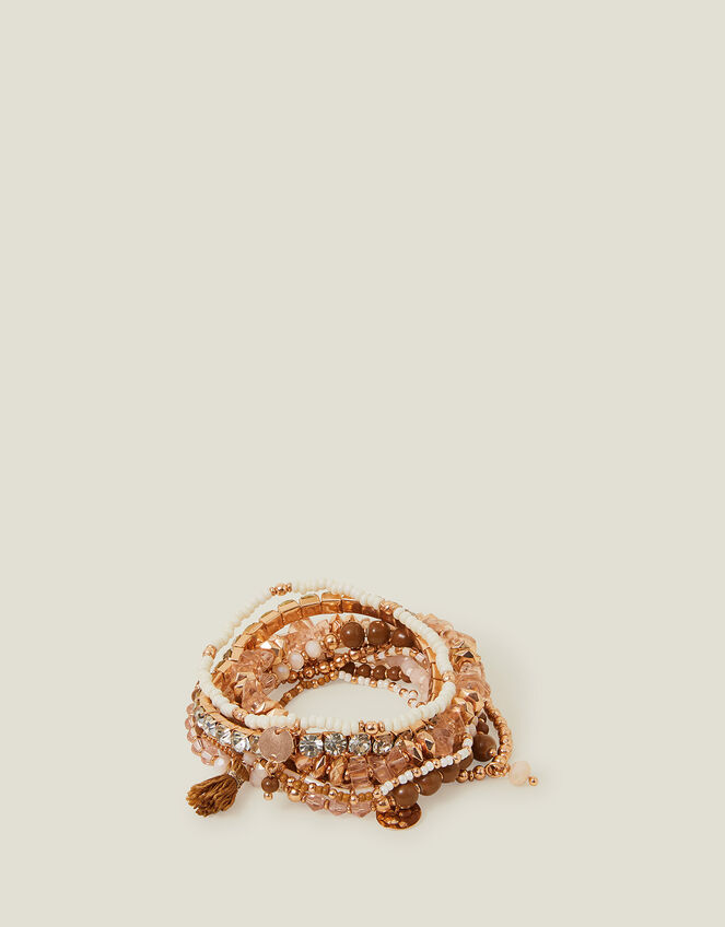 Luxe Beaded Stretch Bracelets, , large