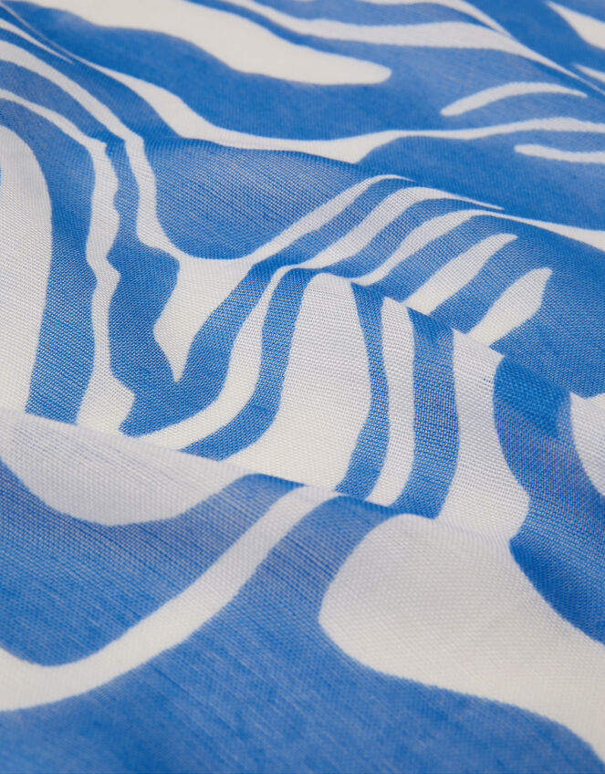 Swirl Print Scarf, , large