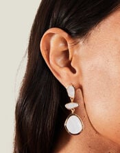 Mixed Shape Resin Drop Earrings, , large