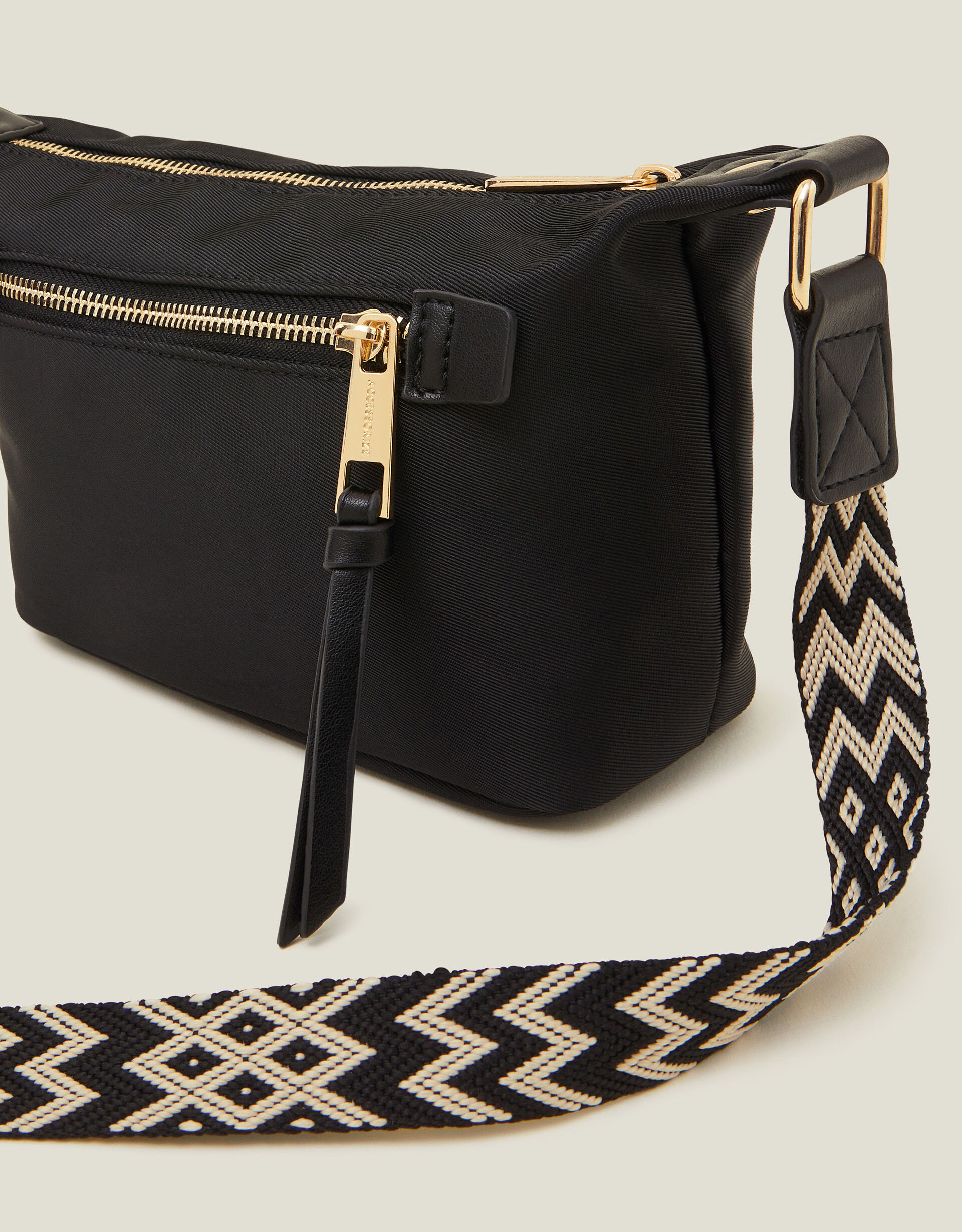 Webbing Strap Cross Body Bag